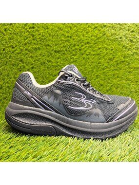 Gravity Defyer G-Defy Mighty Walk Womens Size 6.5 Black Running Shoes Sneakers